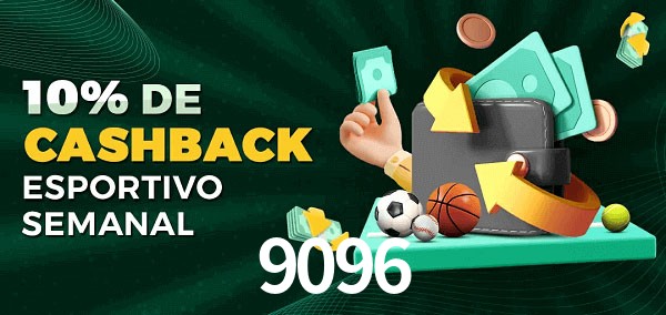 10% de bônus de cashback na 9096